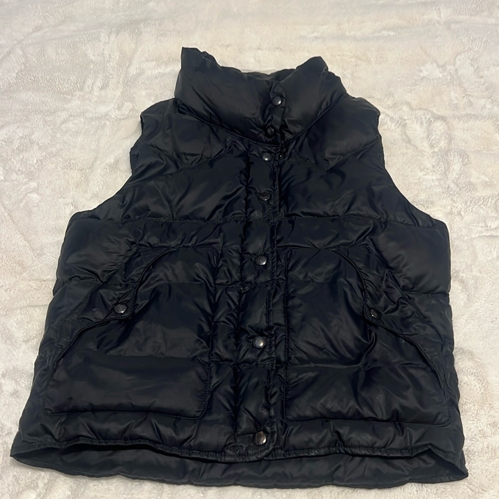 Ralph Lauren, black Denim & Supply puffer vest size medium